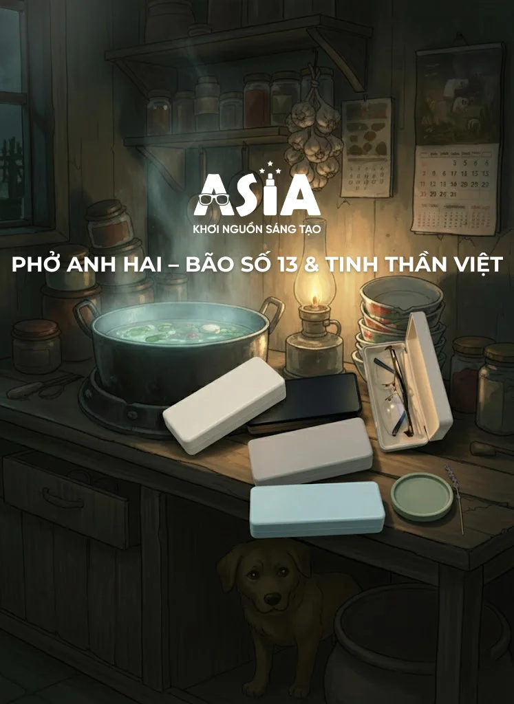 Phở Anh Hai, Bão số 13 và tinh thần Việt: Khi người Việt sáng tạo và bền bỉ như cách Asia làm nên từng chiếc hộp kính