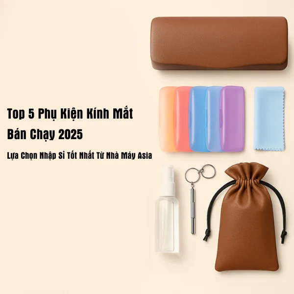 Top 5 Phụ Kiện Kính Mắt Bán Chạy 2025 – Lựa Chọn Nhập Sỉ Tốt Nhất Từ Nhà Máy Asia