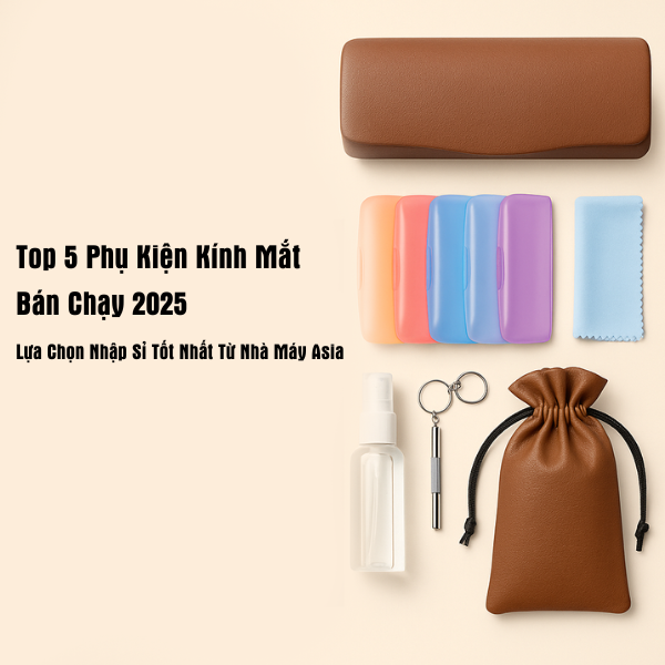 Top 5 Phụ Kiện Kính Mắt Bán Chạy 2025 – Lựa Chọn Nhập Sỉ Tốt Nhất Từ Nhà Máy Asia