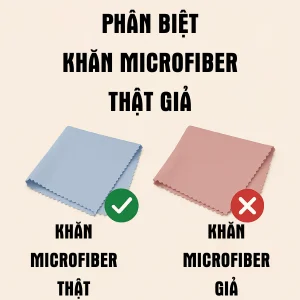 Phân Biệt Khăn Microfiber Thật Giả – Mẹo Chọn Hàng Chuẩn