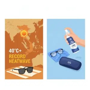 Dự báo thời tiết 2026: Nắng nóng kỷ lục và cách bảo quản phụ kiện kính mắt bền bỉ