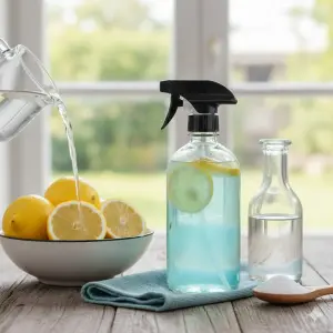 Có nên dùng nước lau kính tự pha tại nhà không? Chuyên gia phụ kiện kính phân tích