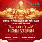 Thông báo nghỉ lễ Giỗ Tổ Hùng Vương Công ty phụ kiện kính mắt Asia