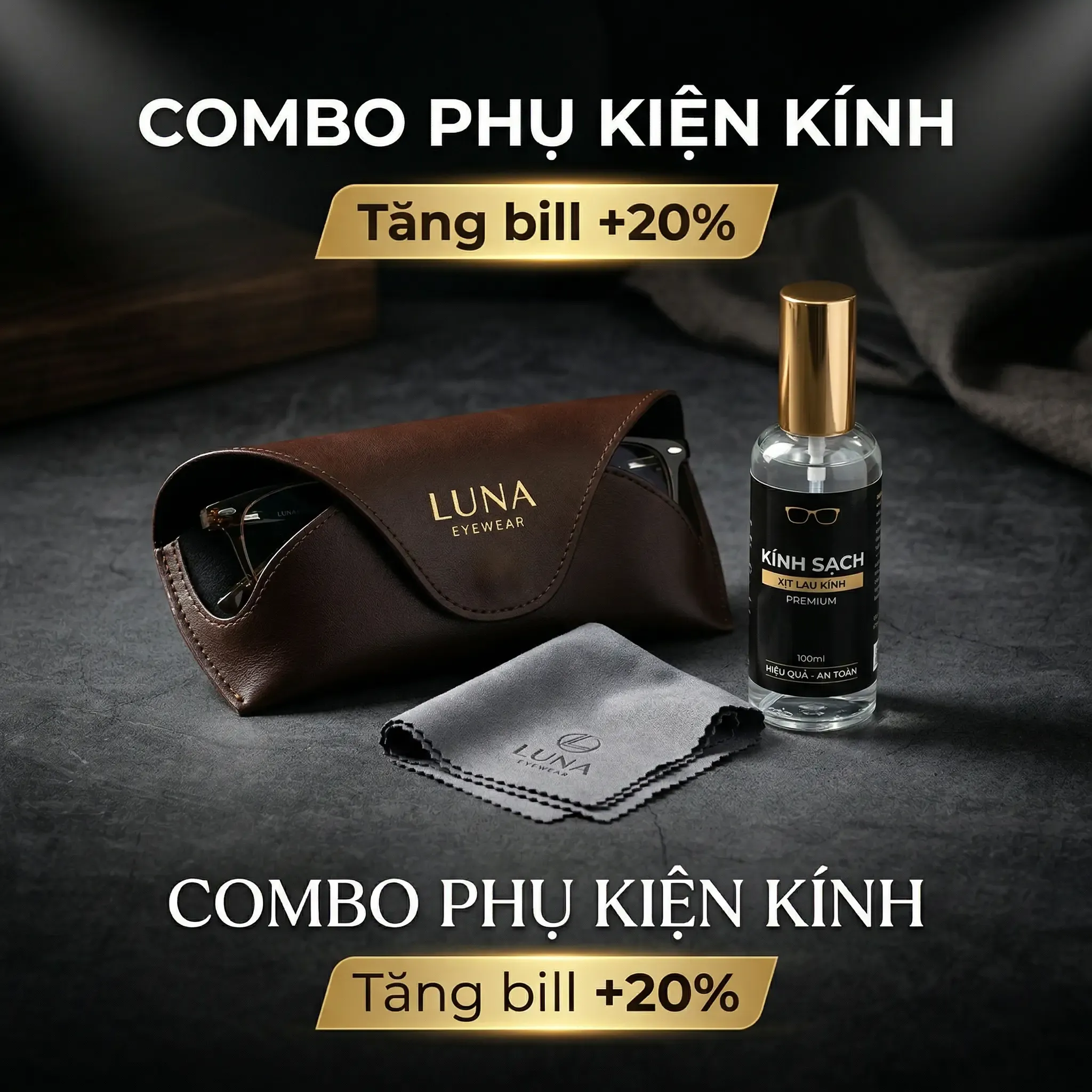 Combo phụ kiện kính