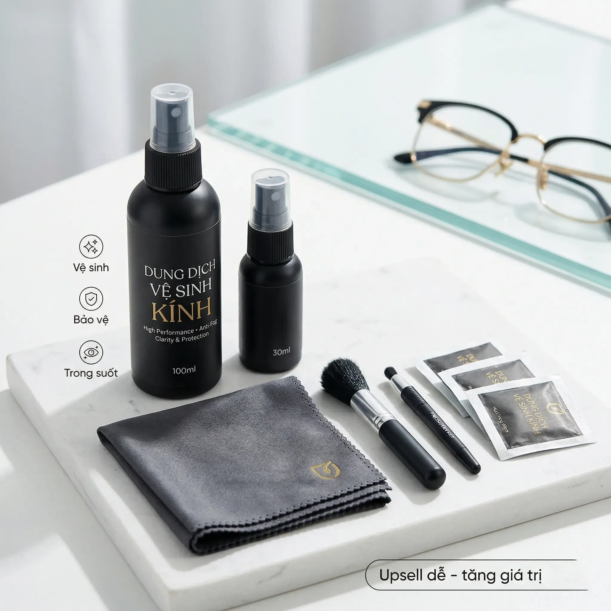 Dung dịch vệ sinh kính