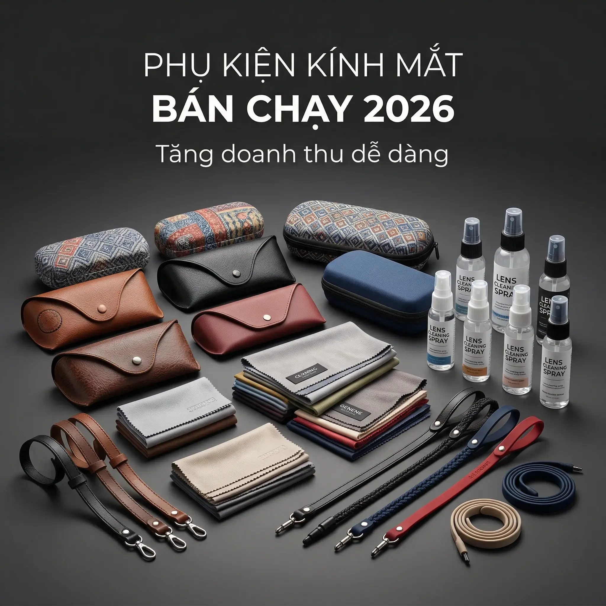 Phụ kiện kính mắt bán chạy