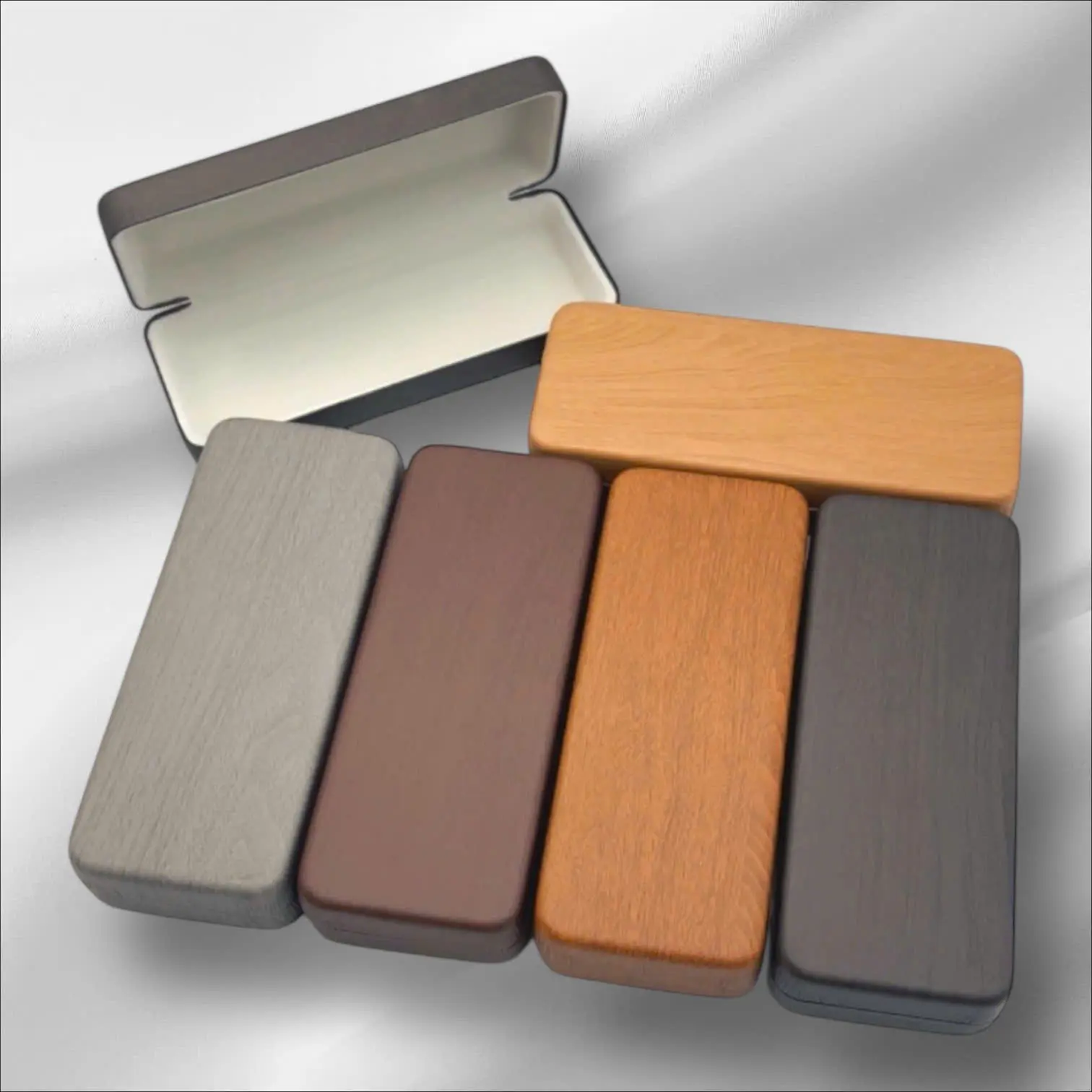 Hộp da cao cấp v5.7 sản xuất tại nhà máy sản xuất phụ kiện kính mắt Asia